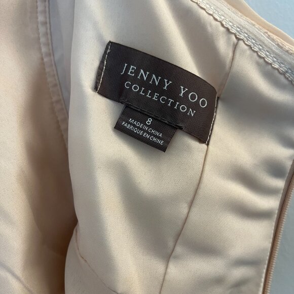 Jenny Yoo Mira Strapless Gown (Blush) - Picture 9 of 14